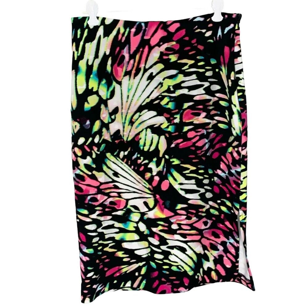 Worthington Women's Skirt Pencil Boho‎ Tie Die Sz S